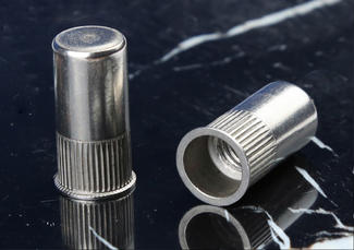 Stainless Steel Reduce Head Knurled Body Closed End